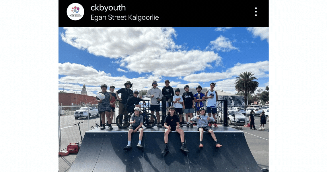 City Of Kalgoorlie Boulder Youth - Egans Street pop Up Skate Park